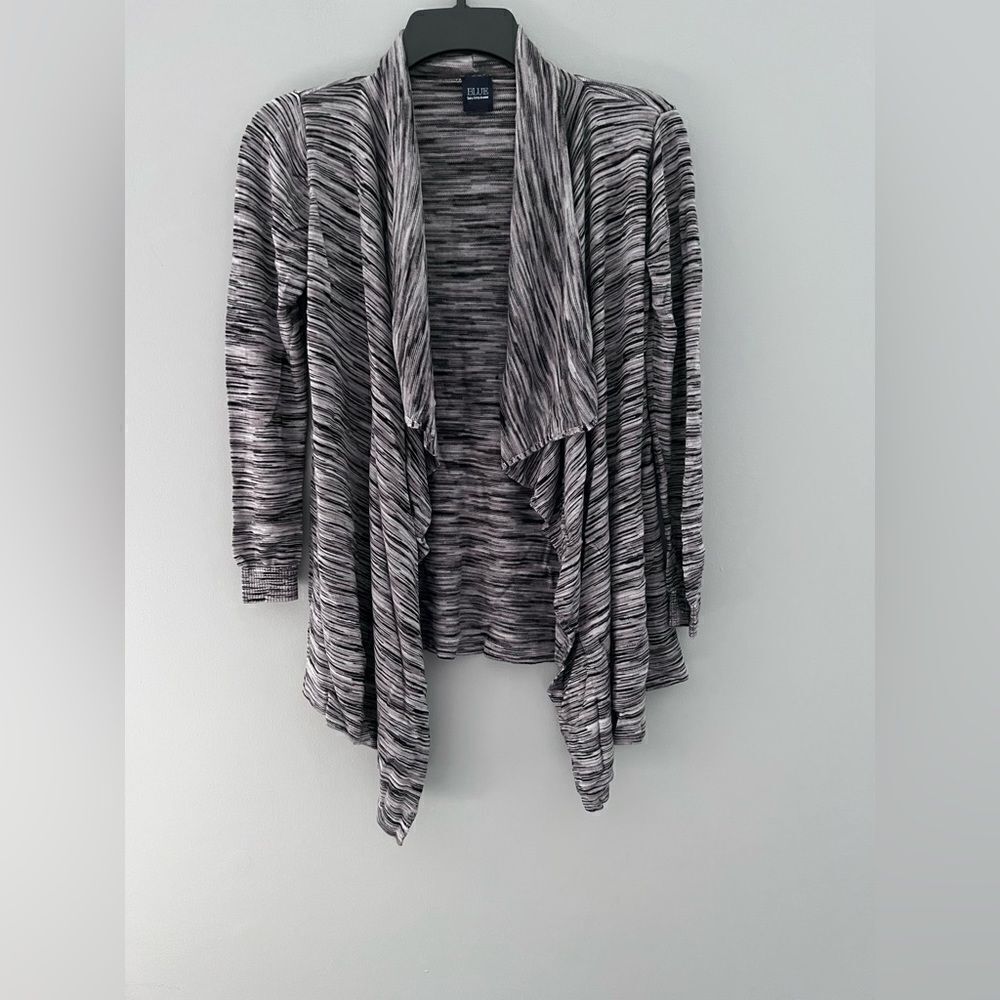 BLUE  Saks Fifth Avenue Draping Cardigan, size S
